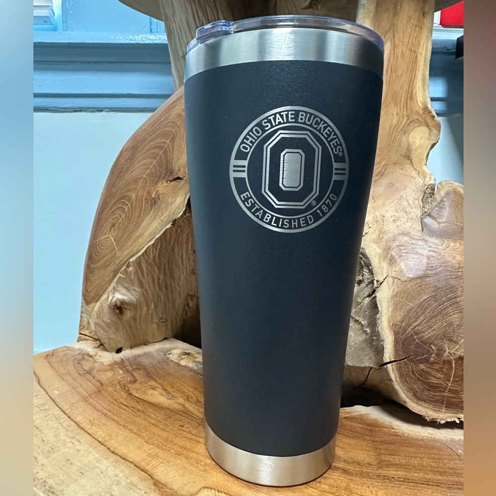 Ohio State Buckeyes Established 1870 Thermo Tumbler, Black, 24oz